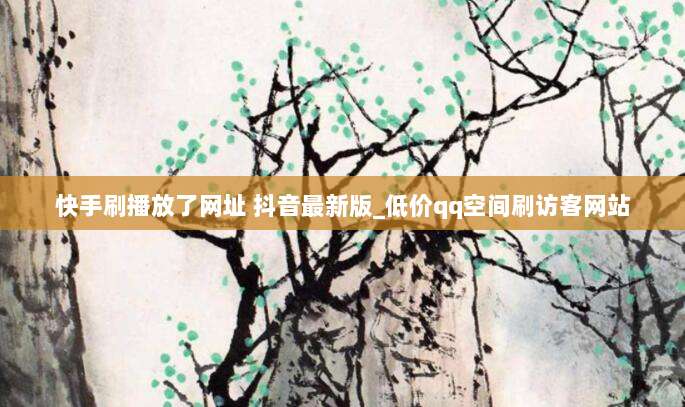 快手刷播放了网址 抖音最新版_低价qq空间刷访客网站